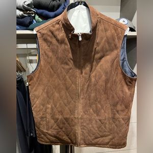 Gently worn men’s reversible vest with pockets, size L